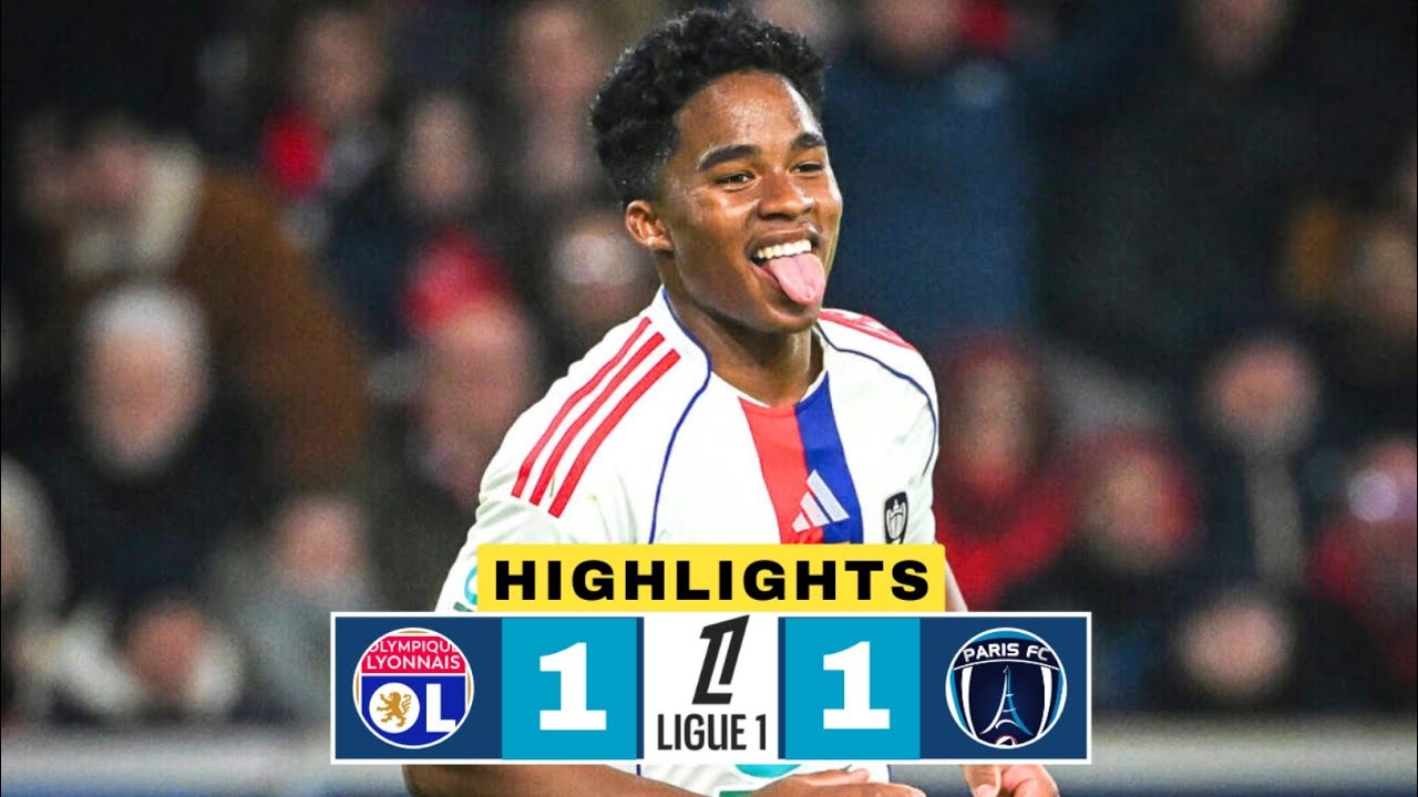 Lyon vs Paris FC 1-1 Resum&eacute; | Marshall Munetsi Goal | Ligue 1 Highlights | Endrick | Tolisso Penalty