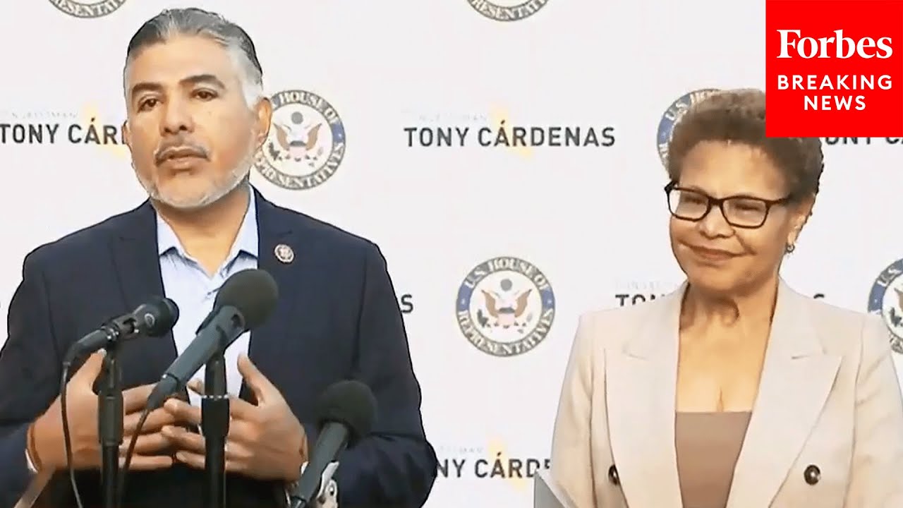 Tony Cárdenas Presents Federal Funding To Mayor Karen Bass After Trump's Presidential Victory