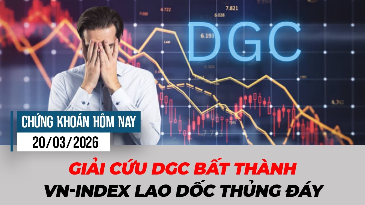 Thị trường lao dốc 51 điểm trong phiên cơ cấu ETF | Chứng khoán hôm nay 20/03/2026