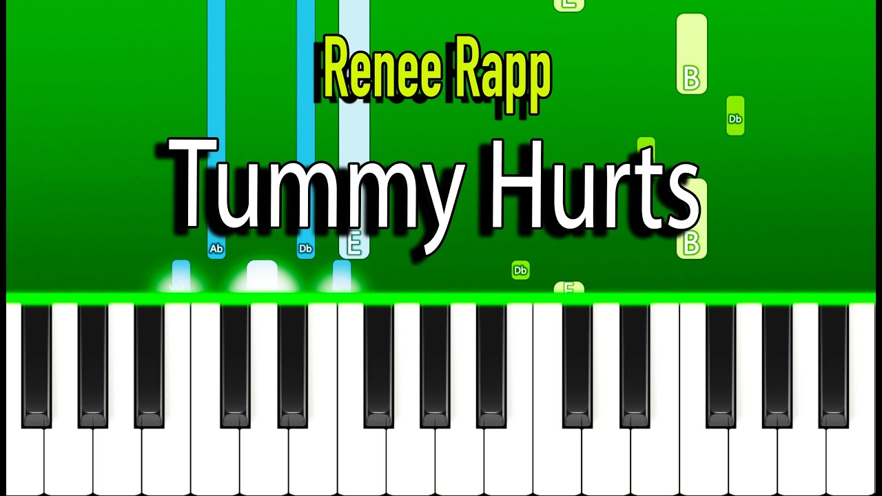 Reneé Rapp - Tummy Hurts (Piano Tutorial)