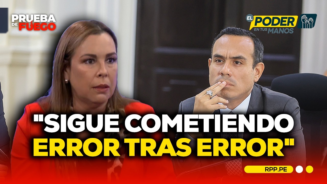 Fiorella Molinelli cuestiona a José Jerí y pide investigar presuntas irregularidades #PDFRPP