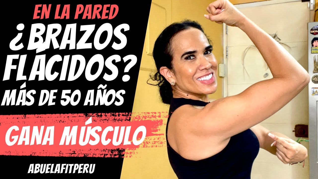 ADIÓS FLACIDEZ, PON DUROS TUS BRAZOS EN LA PARED #abuelafitperu #fitness #brazos #flacidez #motivasi