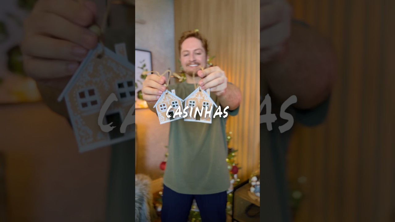 COMO FIZ CASINHAS DE CER&Acirc;MICA FRIA PARA A &Aacute;RVORE DE NATAL 🎄