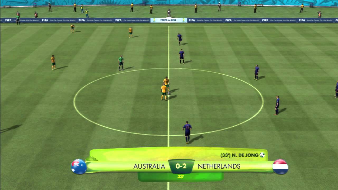 2014 FIFA World Cup Brazil Simulation - Match 19 - Australia vs Netherlands Group Stage