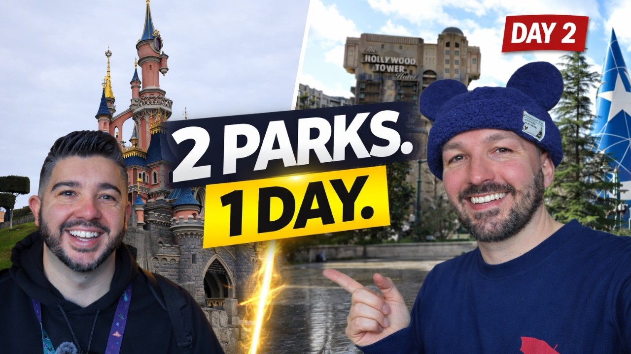 Disneyland Paris Day 2 | We Did BOTH Parks in One Day!