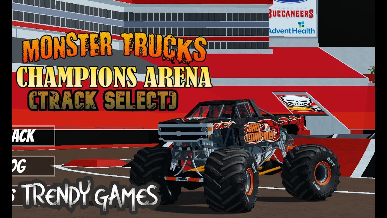 Monster truck champions arena (TRACK SELECT) new update