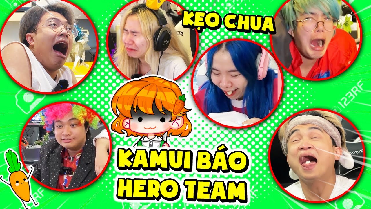 KAMUI TROLL HERO TEAM BẰNG KẸO SẦU RIÊNG VÀ KẸO SIÊU CHUA