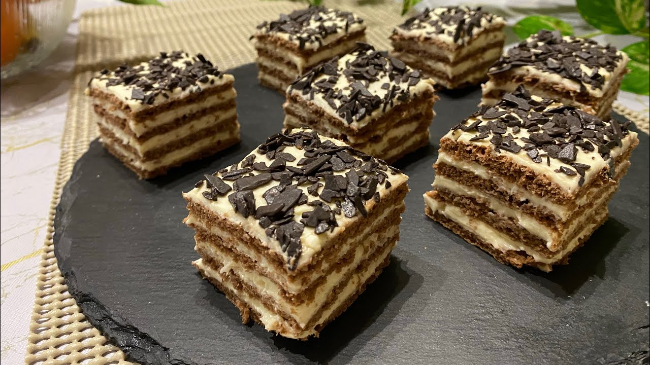 Пирог с какао и ванильным кремом 🥮…. Очень вкусно 😍