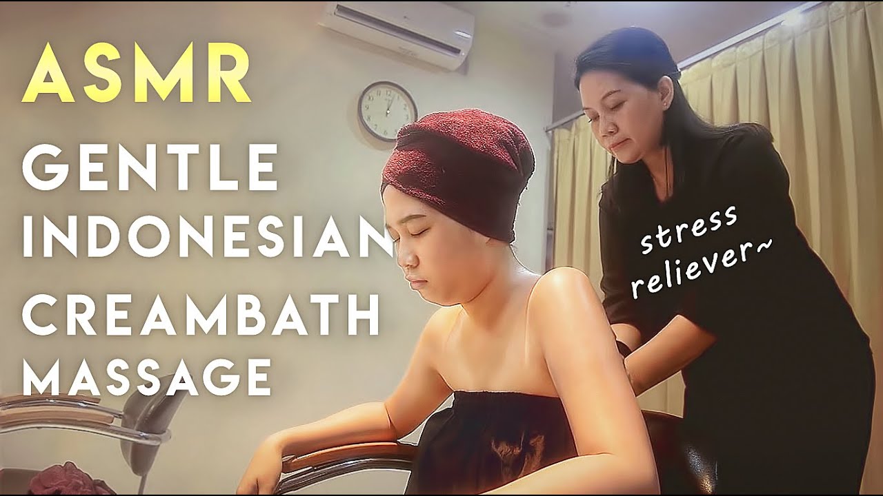 ASMR Creambath | She Relieves My Fatigue with Her Gentle Massage