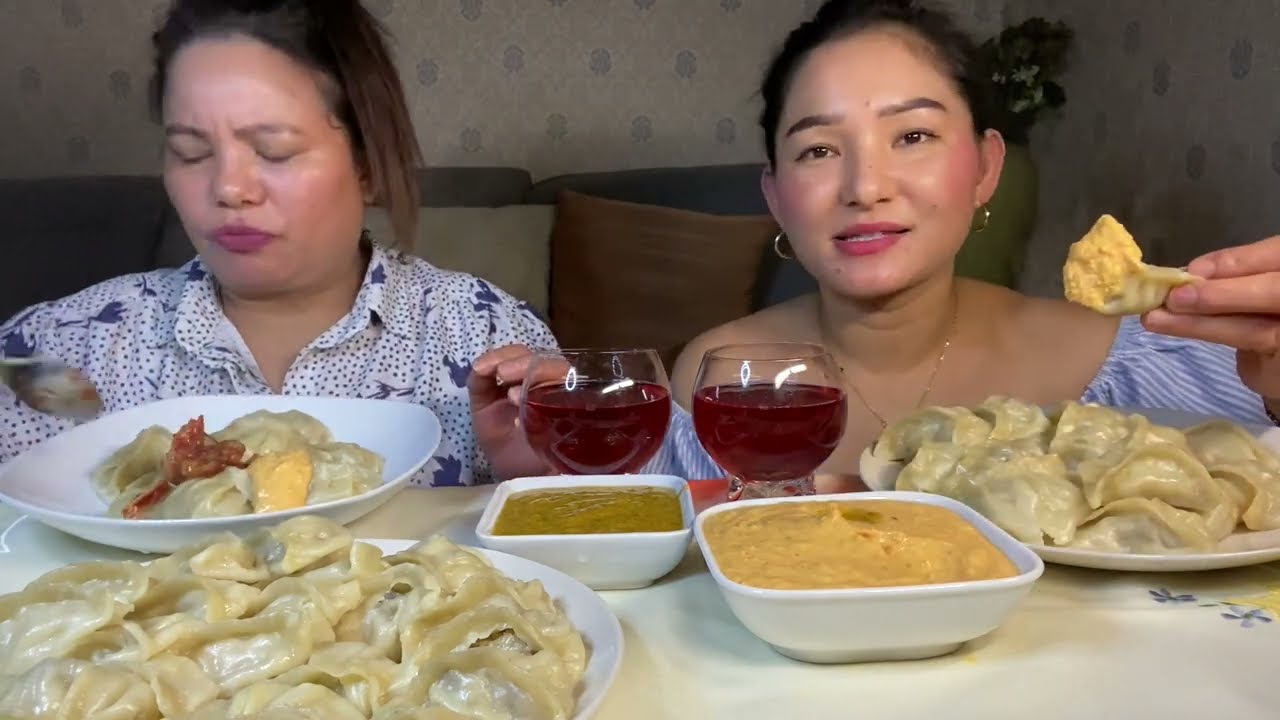 आफैले बनाएको Steam pork belly  momo अनि झोल momo