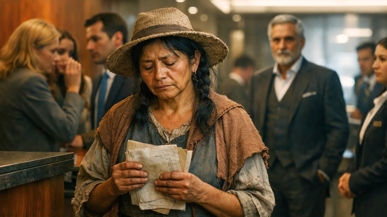 Campesina fue humillada en un banco por su pobreza... sin saber que el patrón había venido por ella