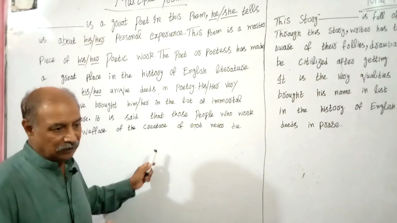 BA English Poems | Part-1 Lecture