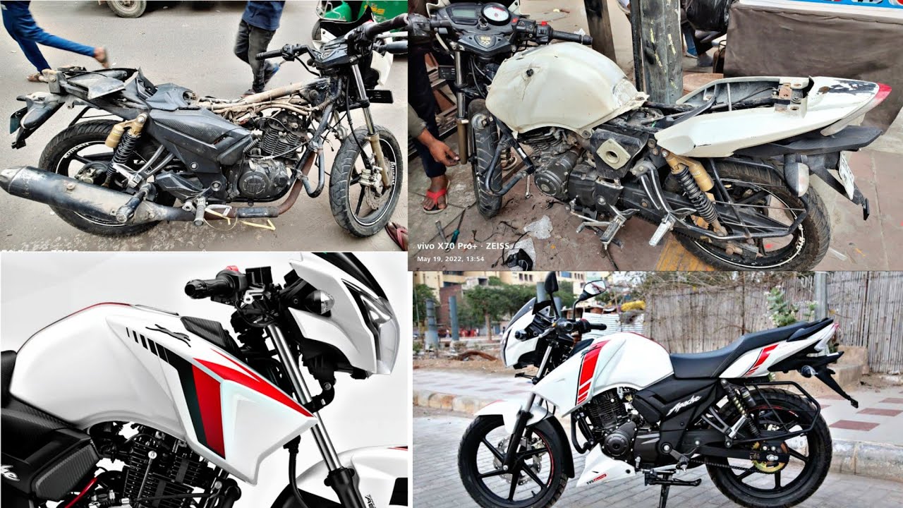 TVS Apache RTR 160 modification restoration, gives old Apache a new look