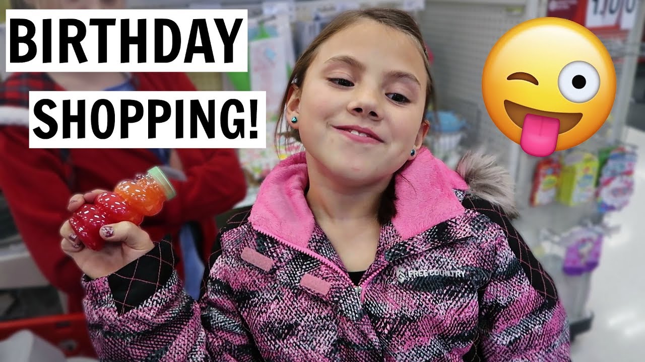 TWEEN GETS IN TROUBLE! BIRTHDAY PARTY SHOPPING VLOG