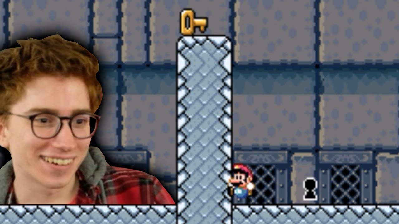 Clint struggles with Kaizo Mario
