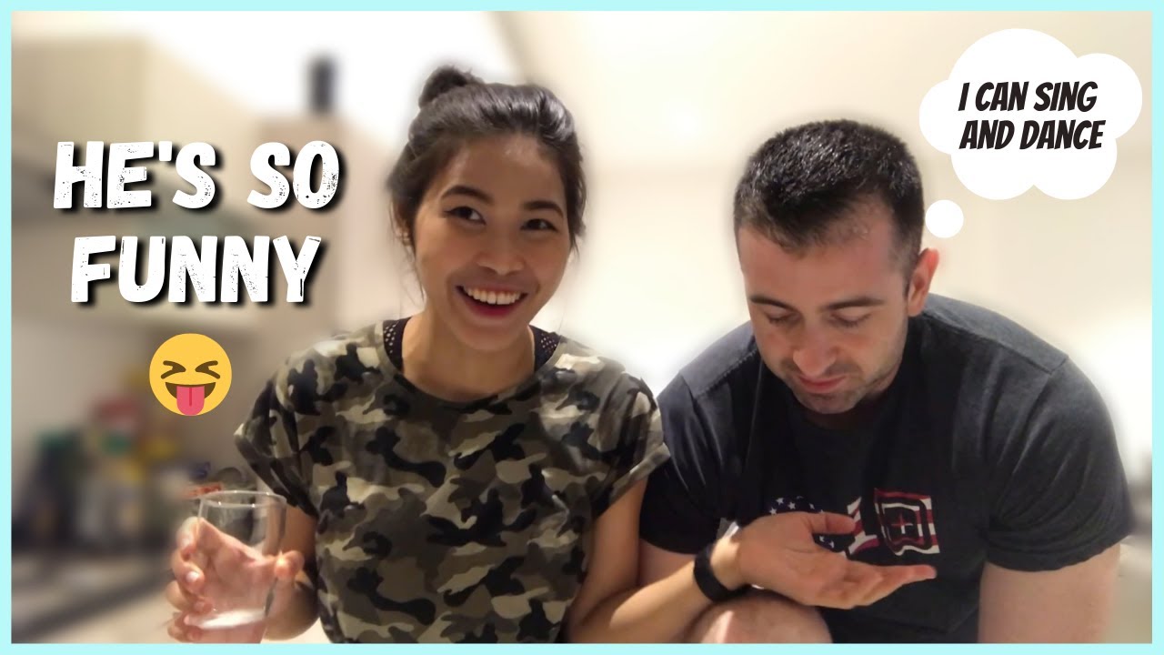 WE COMPOSED A NEW SONG 😂 | WOW HE CAN SING & DANCE 😂 | FILIPINO-AMERICAN COUPLE ❤️