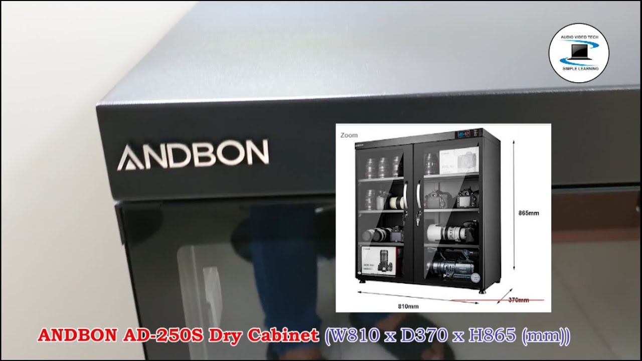 ANDBON AD-250S DRY CABINET : Overview.