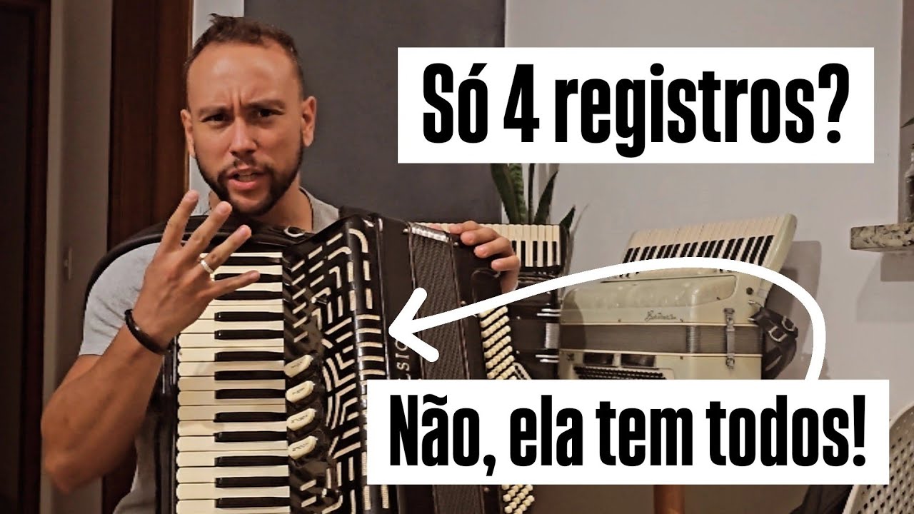 VOCÊ NUNCA VIU ESSES REGISTROS? Acordeon Excelsior à venda