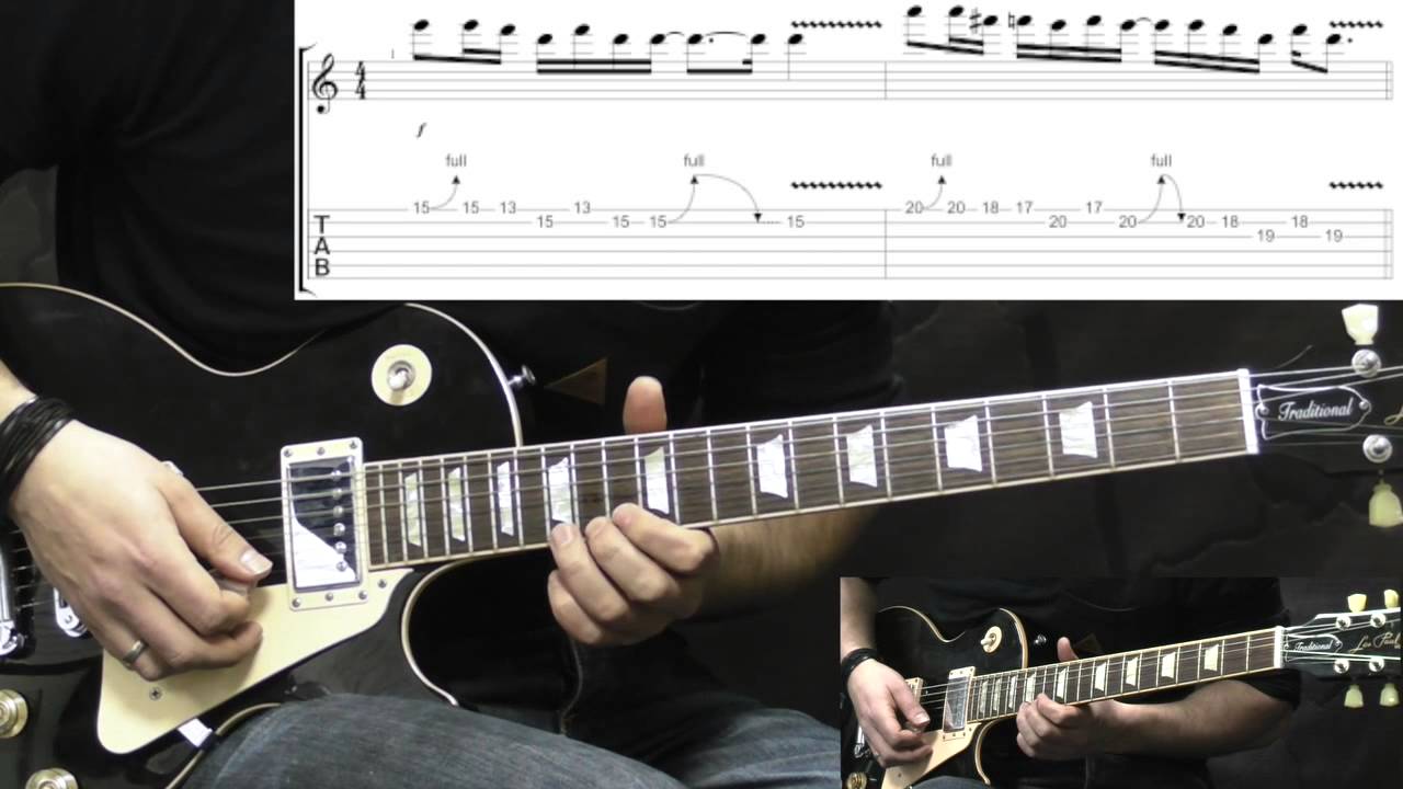 Alice In Chains - Them Bones - Solo - Guitar Lesson (with TABS)