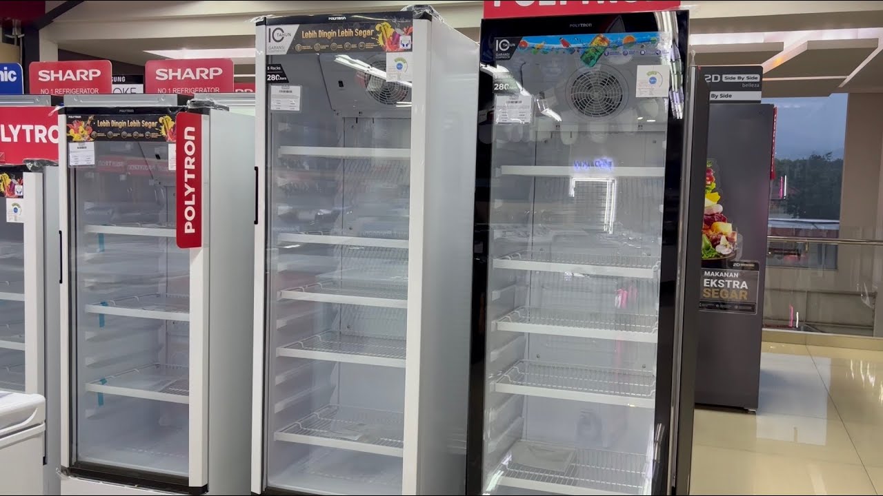 Showcase Polytron Terbaru, Perbedaan Showcase Polytron SCN 280 & SCN 287