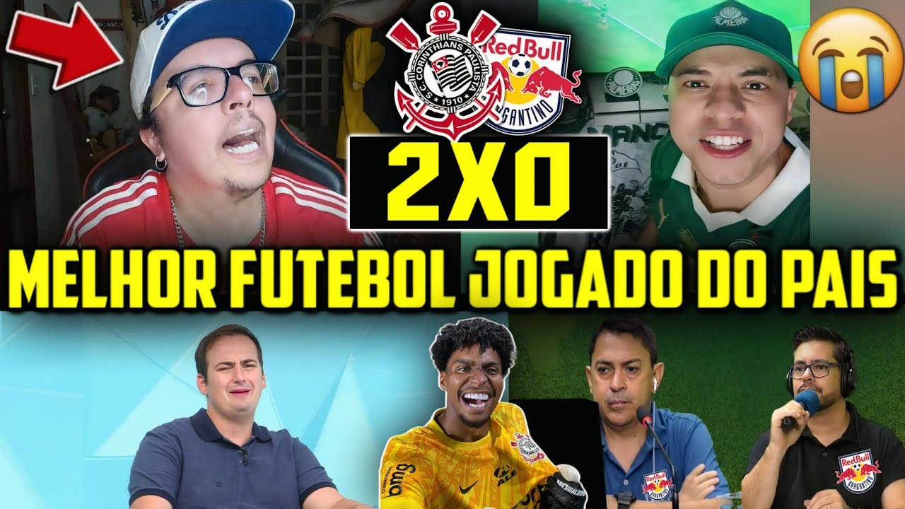 VAMOS RIR! REAÇÕES DOS RIVAIS APÓS CORINTHIANS GANHAR DO BRAGANTINO!REACT CORINTHIANS 2X0 BRAGANTINO