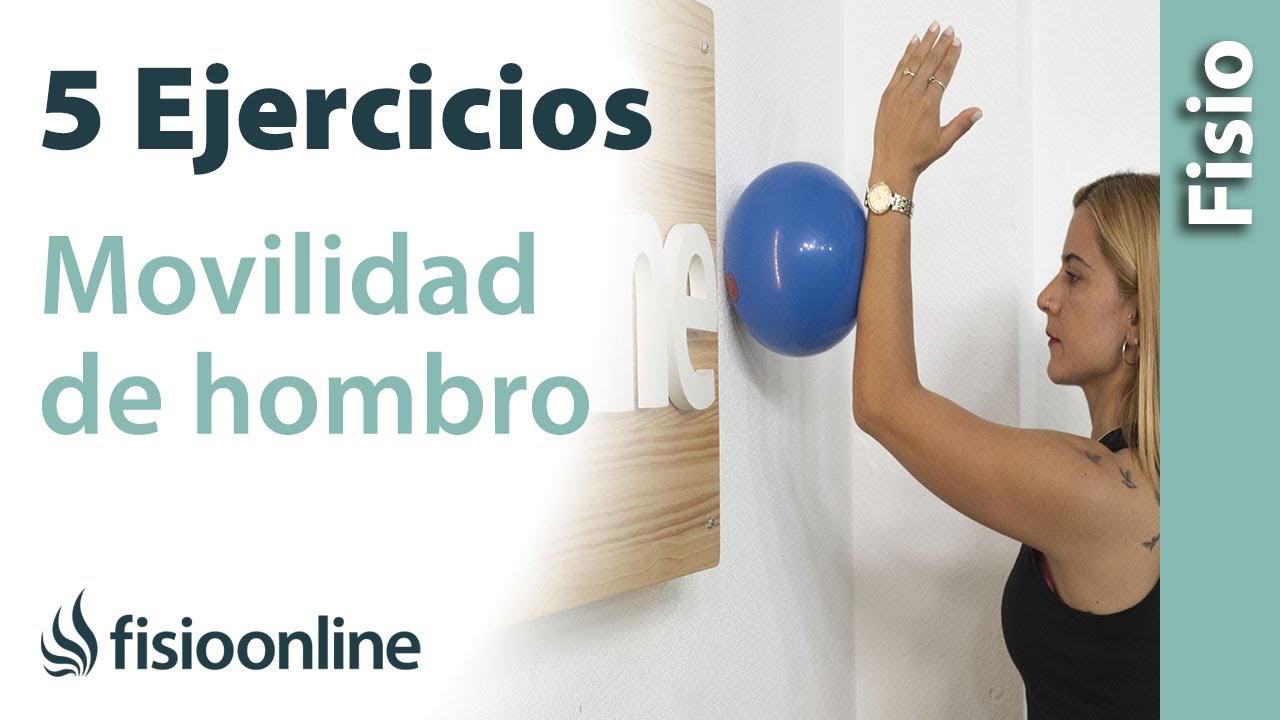 5 EJERCICIOS con pelota para MOVILIDAD de HOMBRO