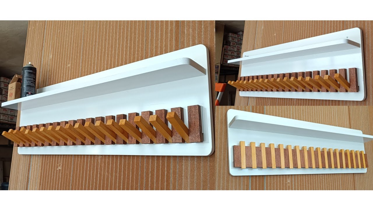 #DİY ahşap askılık yapımı/wooden hanger making#woodworking #wood #ağaçlar #asmr #woodwork #hanger