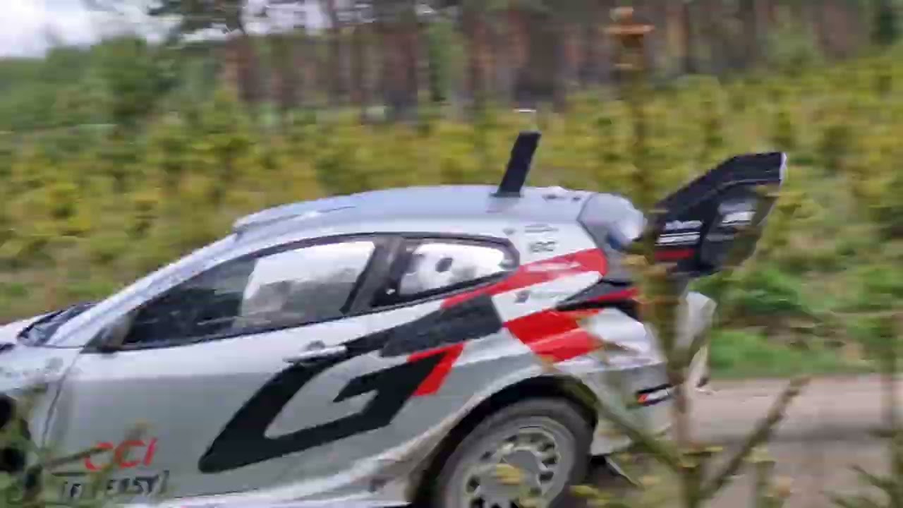 Sami Pajari EKO Acropolis rally Greece 2025 testcar shakedown.
