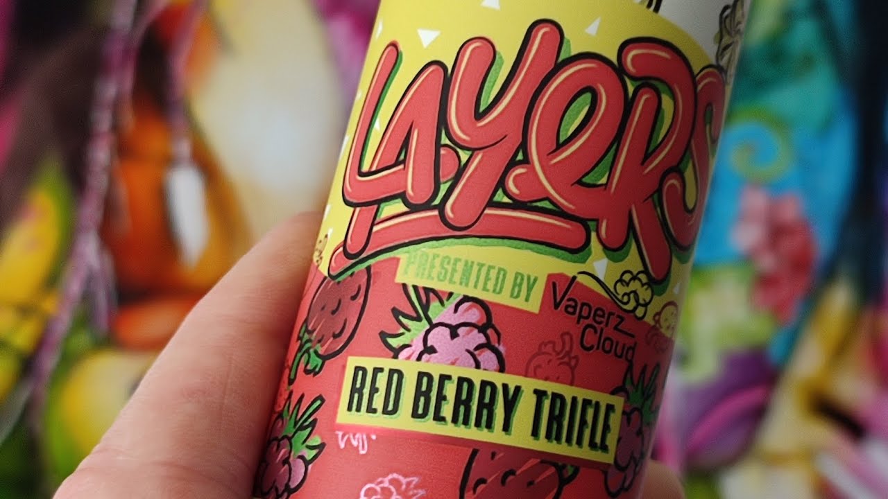 Vaperzcloud eliquid LAYERS,,,RED BERRY TRIFLE 70/30 vg pg