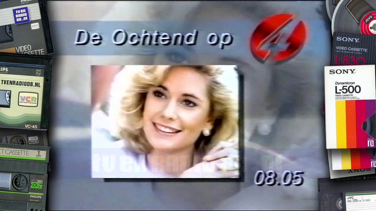 TV: RTL4 - Ochtend op 4 Promo, RTL Nieuws fragment met Loretta Schrijver (19910308)