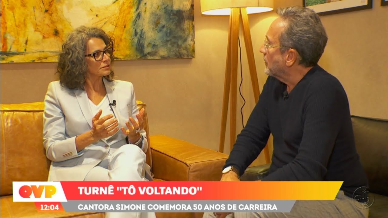 Entrevista com Simone: Cantora comemora 50 anos de carreira com turnê “Tô Voltando”