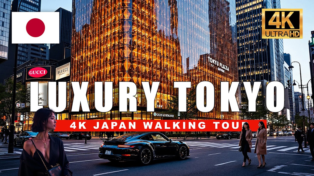 Luxury Shopping in Tokyo’s Ginza | 4K HDR Walk Through Japan’s Fashion Capital