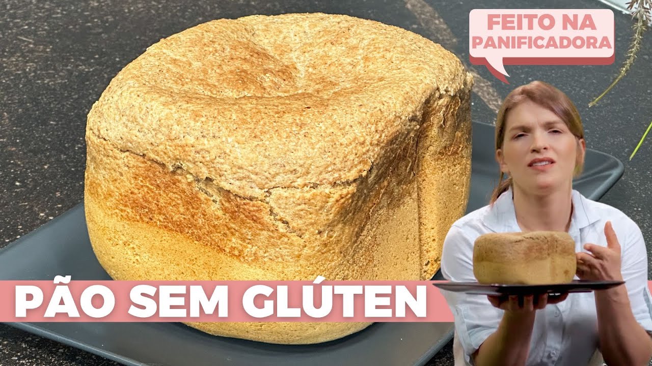 Receita perfeita para quem NÃO TEM TEMPO DE COZINHAR! Pão sem glúten na maquina de pão  Panificadora