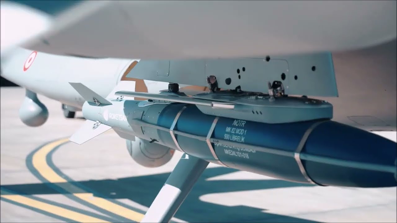 Akıncı Delivers Double Strike: Successful TEBER-82 Guided Bomb Test