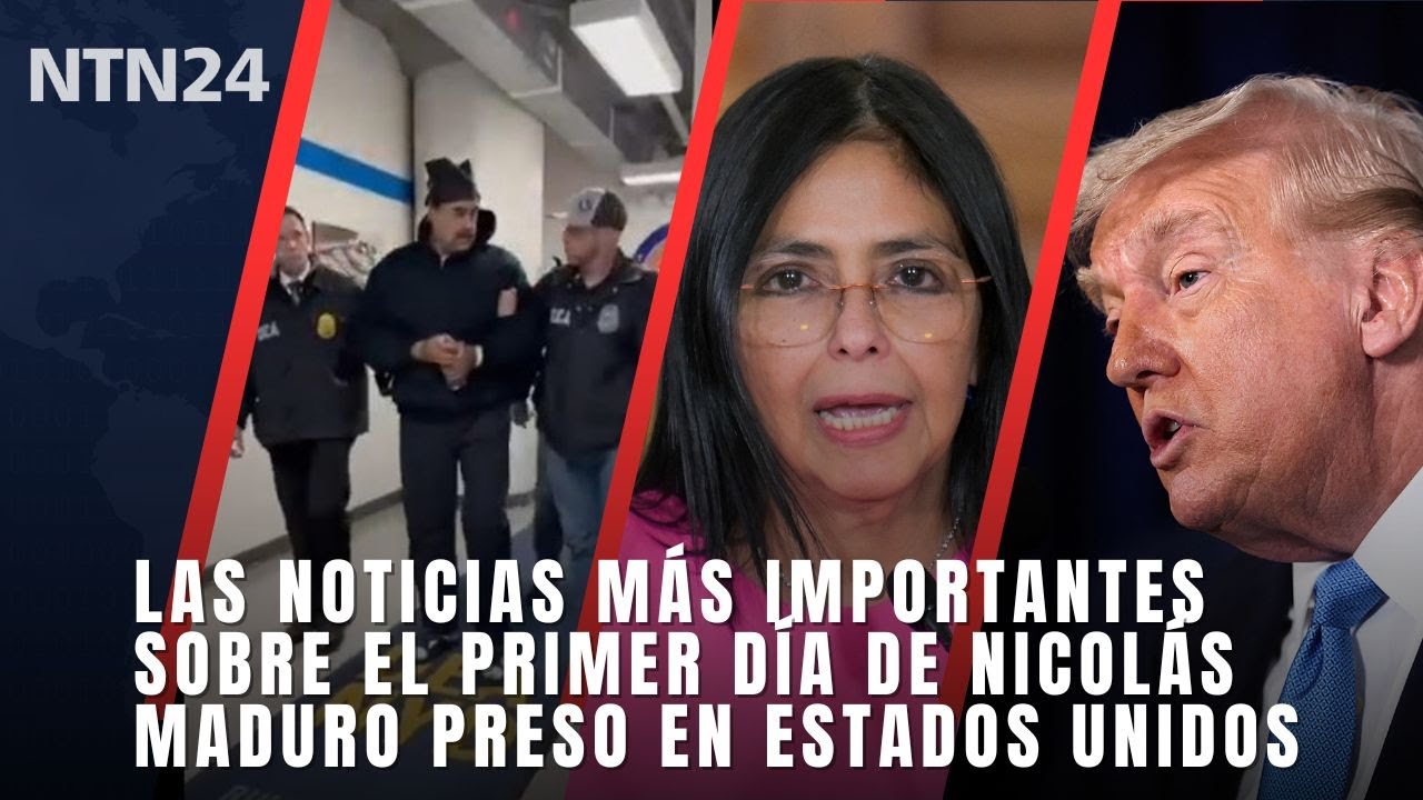 Las noticias m&aacute;s importantes sobre el primer d&iacute;a de Nicol&aacute;s Maduro en una prisi&oacute;n de Estados Unidos