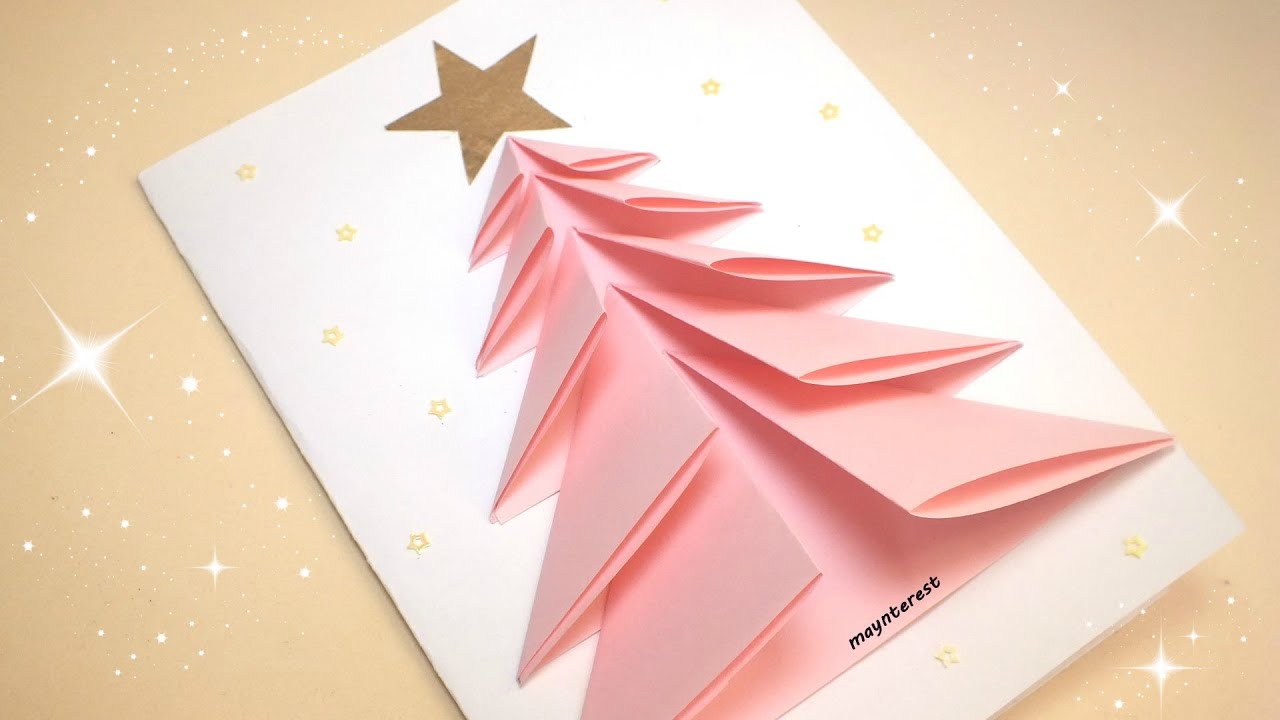 Manualidades Navidad: TARJETA DE FELICITACIÓN NAVIDEÑA - Fácil y rápido