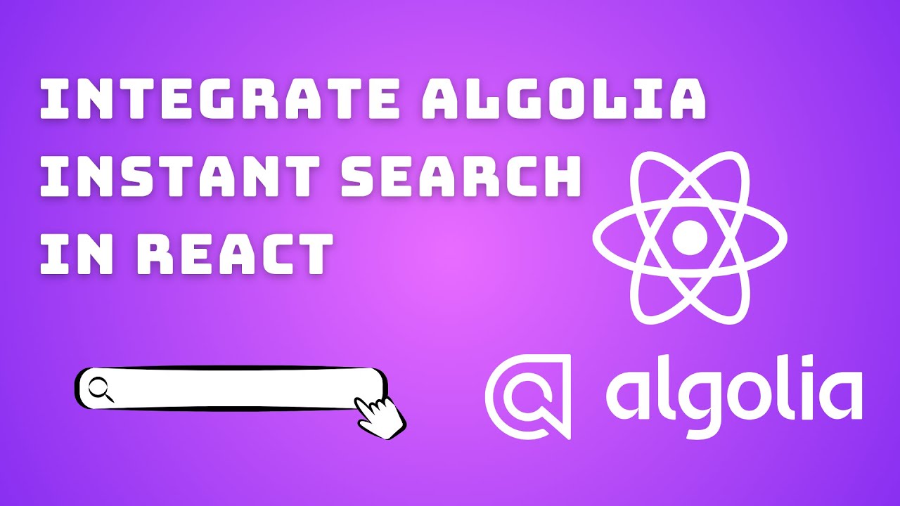 How to integrate Algolia Search API in our React Application?