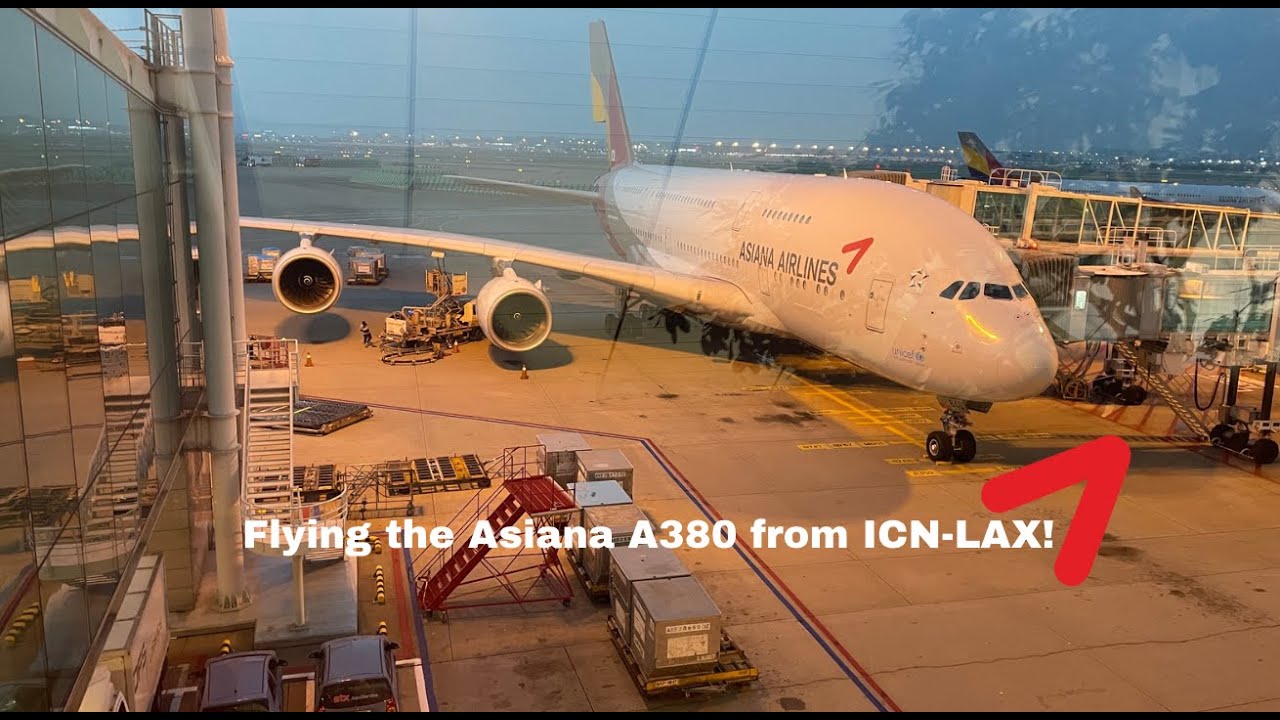 Flying the Asiana Airlines A380 | Economy Class from Seoul to Los Angeles