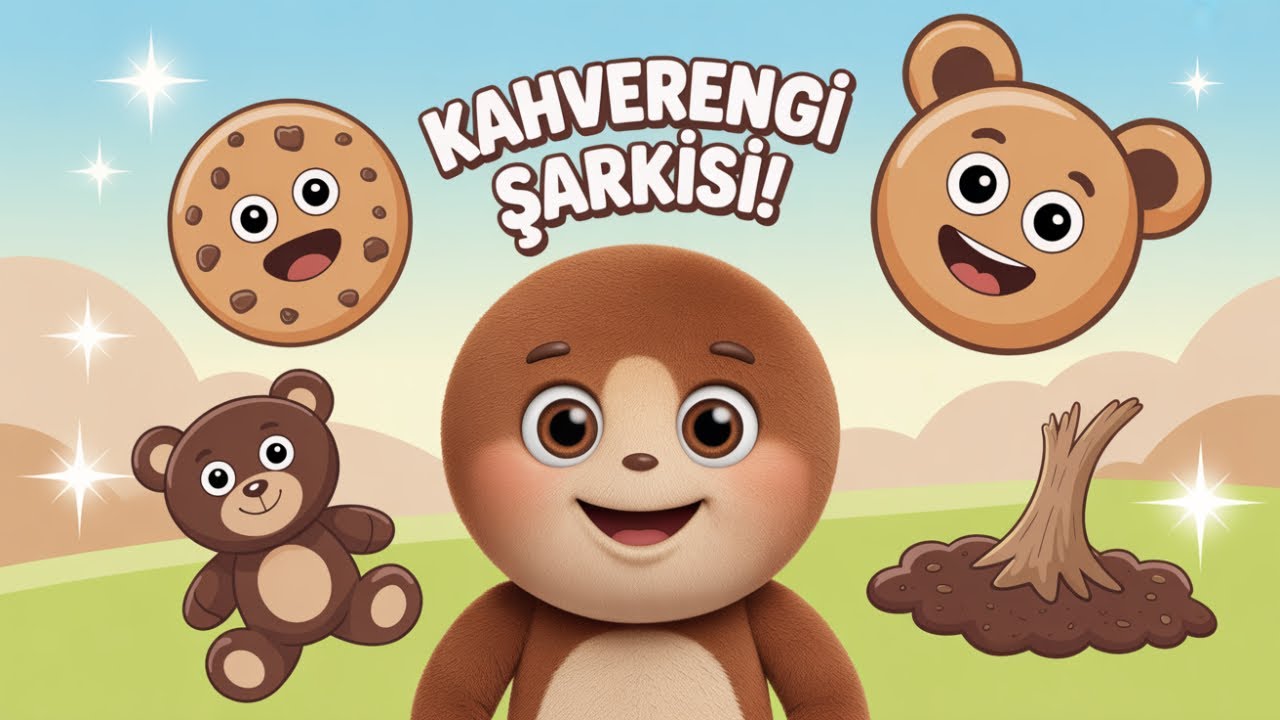 Kahverengi Rengini Öğreniyoruz 🍫 | Okul Öncesi Çocuk Şarkısı | Dijital Kreş
