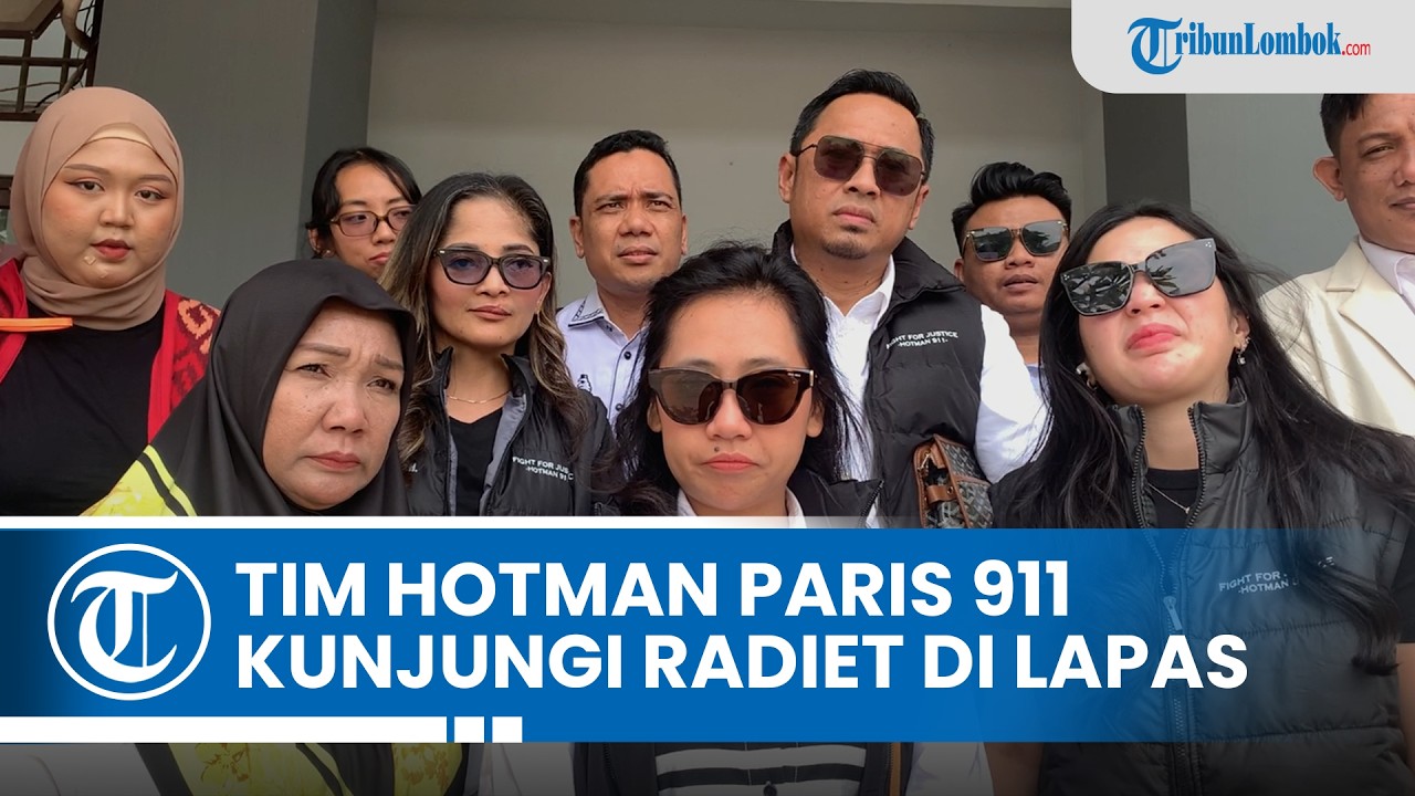 Tim Hotman 911 Temui Radiet Adriansyah di Lapas Lombok Barat, Siapkan Bukti Jelang Sidang Besok