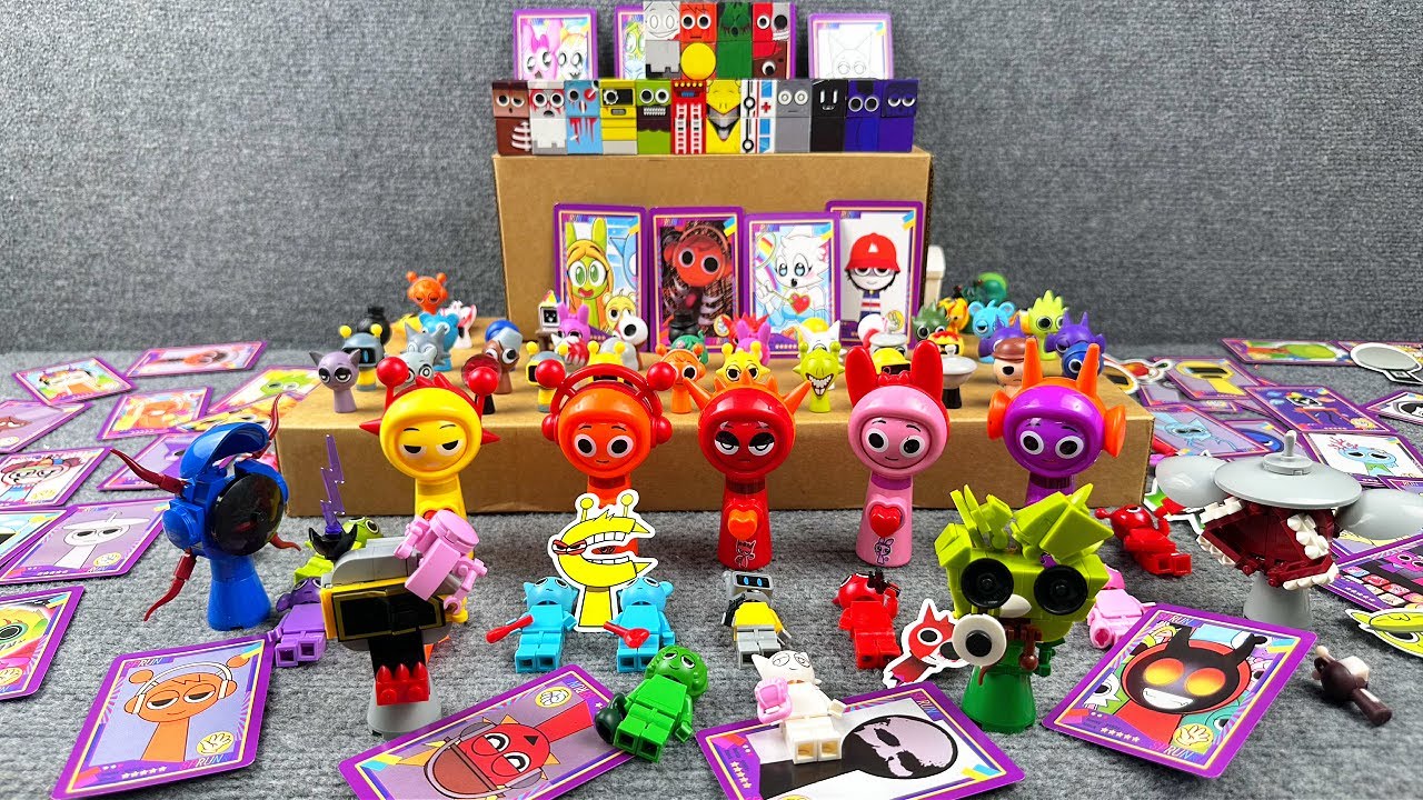 ✨ SATISFYING Sprunki Treasure Chests & Cards Unboxing | Full Collection Display | ASMR 🎧