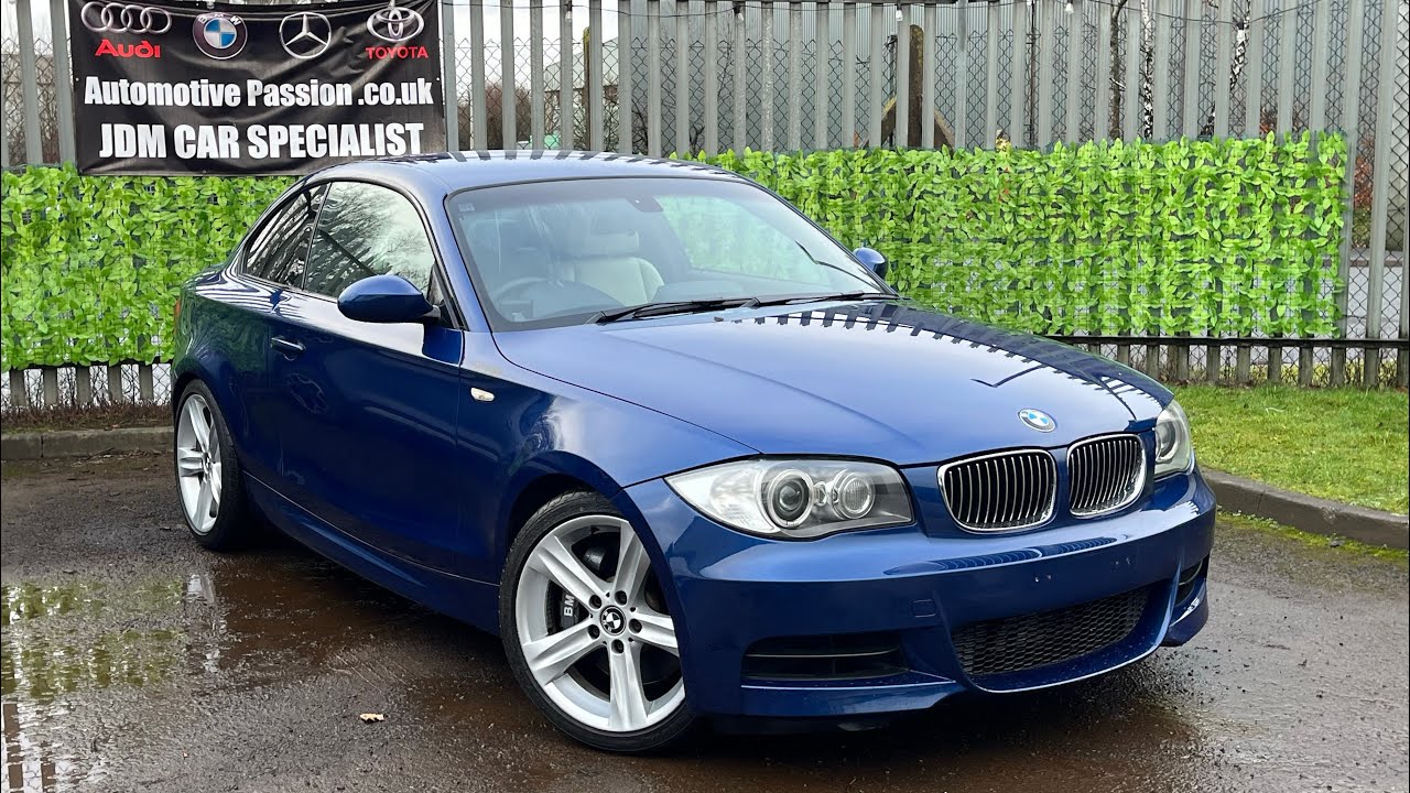 2010 BMW 1 Series 3.0 135i M Sport DCT Euro 5 2dr JDM blue 