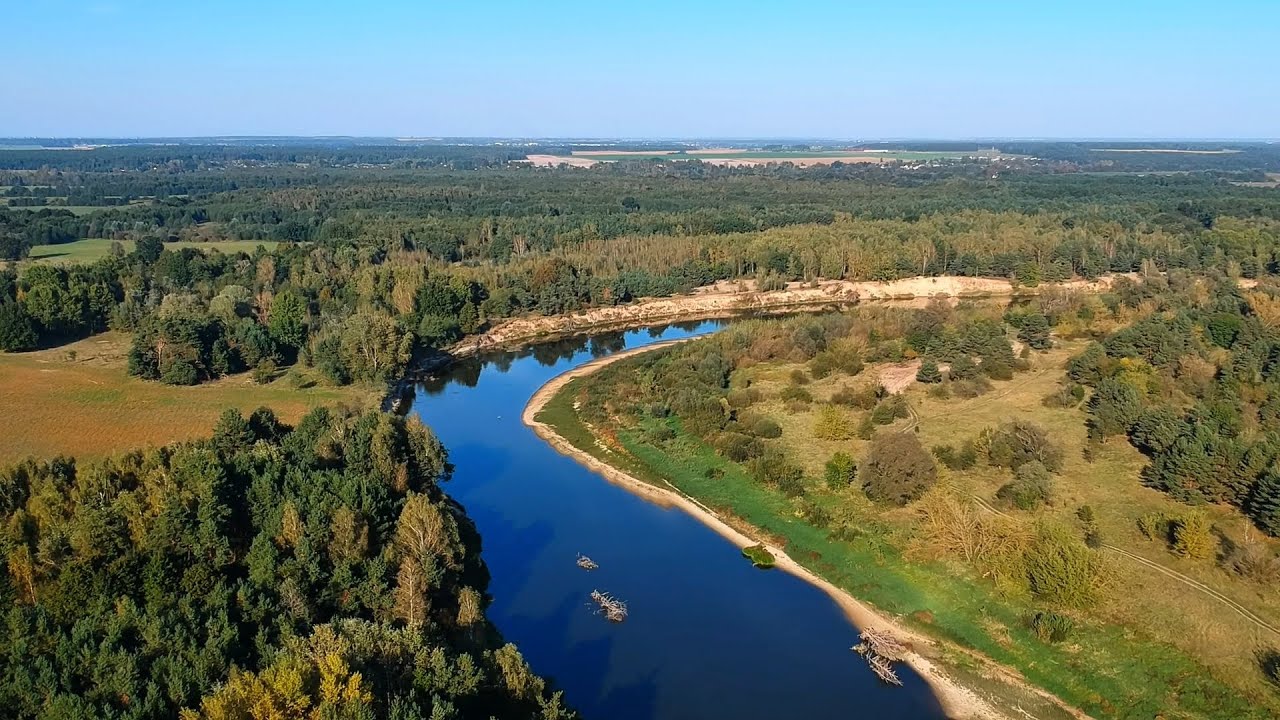 Rzeka Bug z lotu ptaka [Krzyczew 2024]