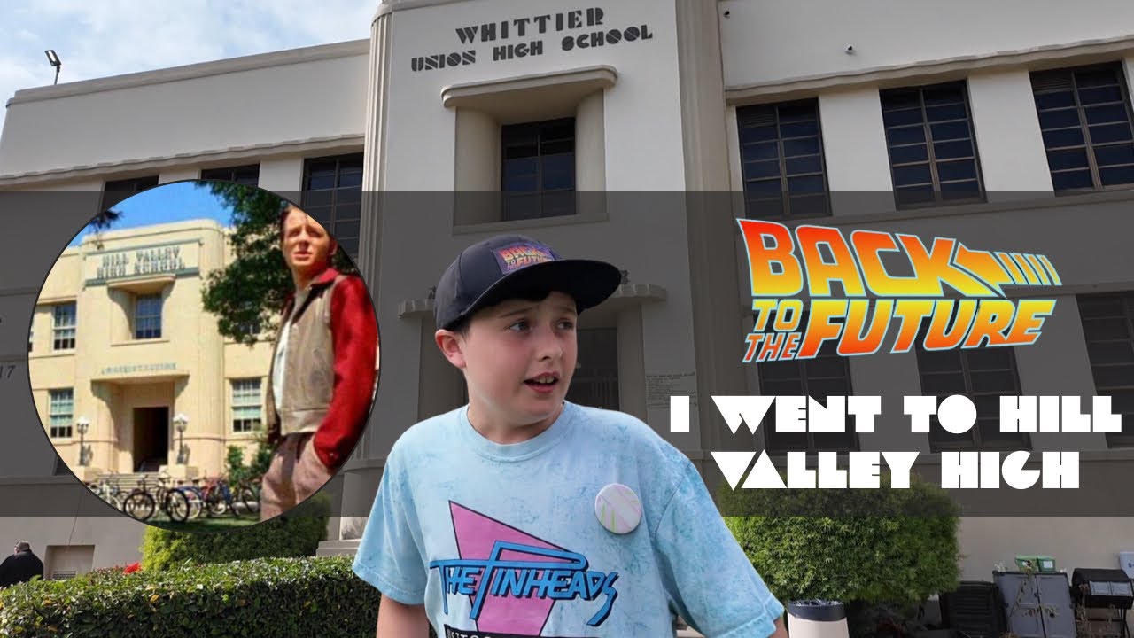 We Visited Hill Valley High School! | Back to the Future Filming Location (Whittier High School)