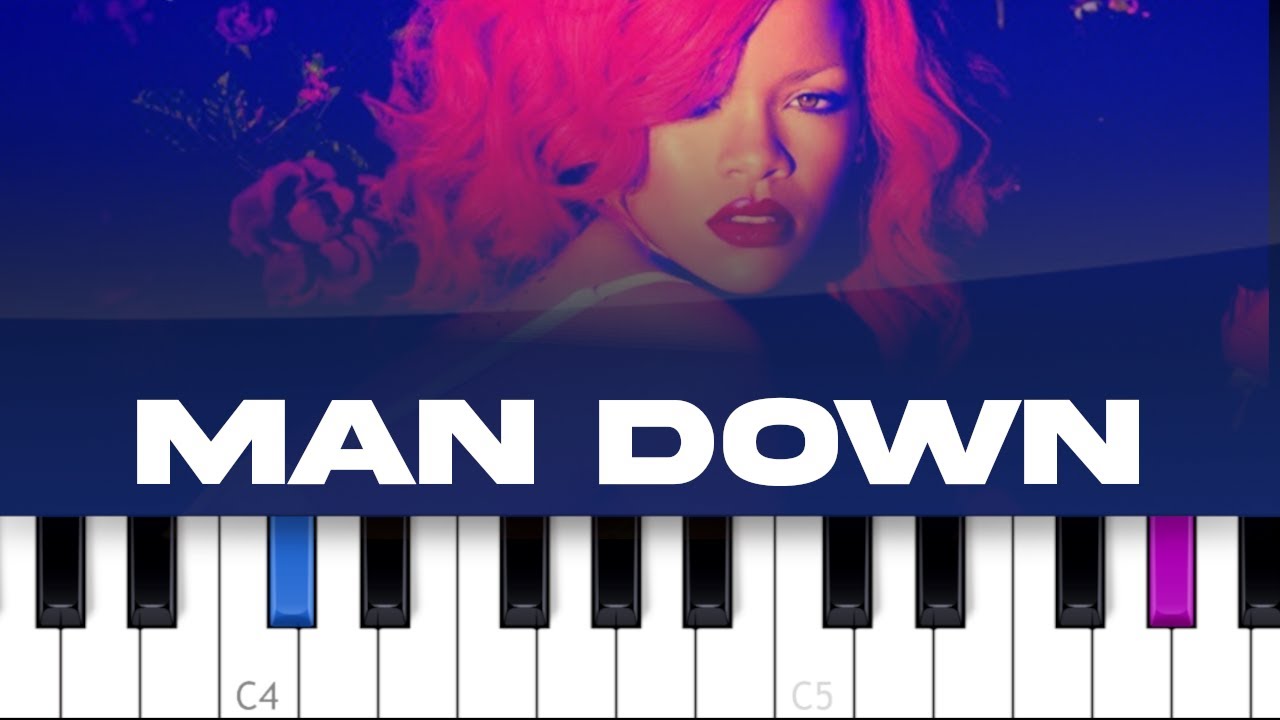 Rihanna - Man Down (piano tutorial)