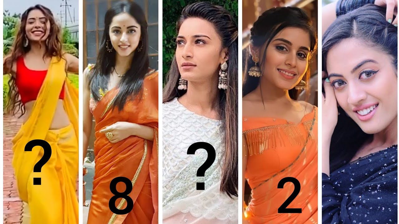 top 8 beautiful actress who look best in saree.......