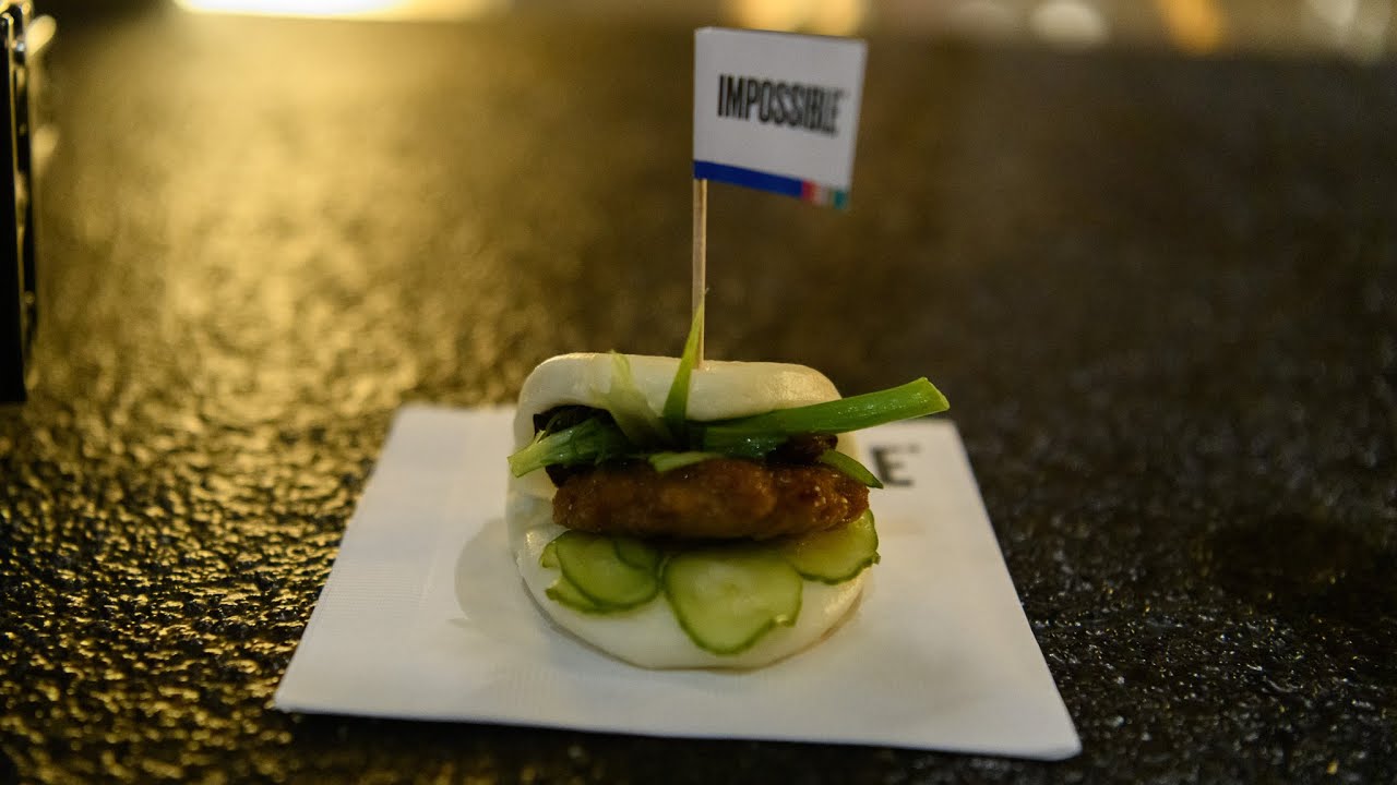 Taste test and launch of Impossible Pork