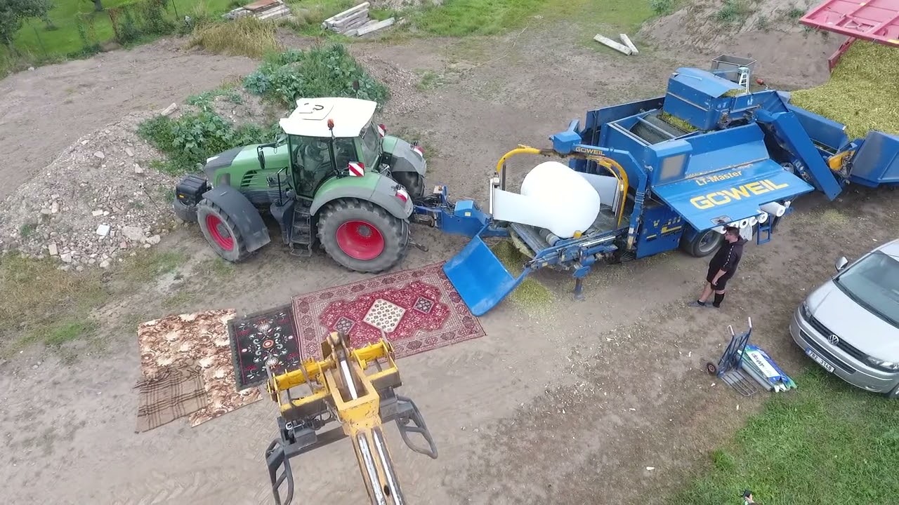 GOWEIL LT MASTER - WRAPPING CORN SILAGE / BALENÍ KUKUŘICE NA SILÁŽ. FENDT 939 + CLAAS  + JOHN DEERE.