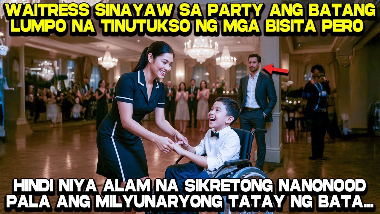 Waitress Sinayaw sa Party ang Batang Lumpo na Tinutukso ng mga Bisita Pero...