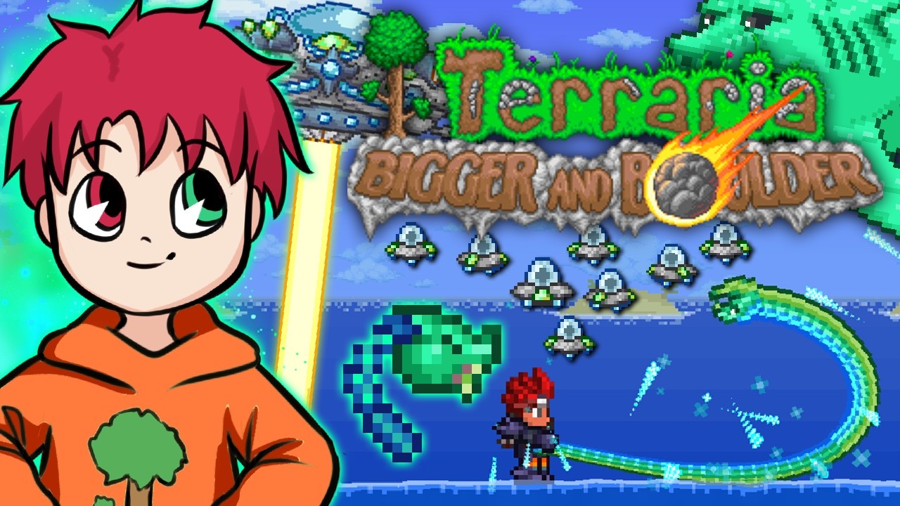 RYBOKOWY BICZ i WIRUJĄCY FLAIRON 🌊 TERRARIA 1.4.5: BIGGER AND BOULDER #17